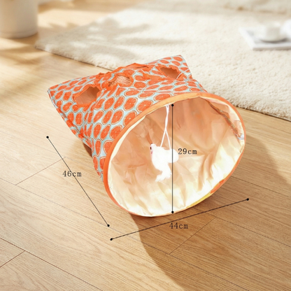 Saco de Dormir y Túnel "Hide & Play" – Refugio y Diversión para Gatos